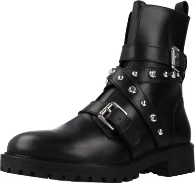 Produktbild von GEOX Stiefelette HOARA, Glattleder, Schwarz, Damen