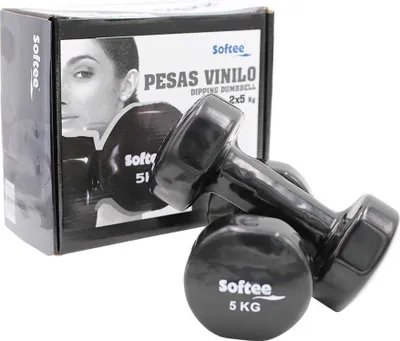Immagine prodotto di Set Manubri Vinile Softee Nero 5 Kg