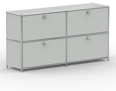 Produktbild von Sideboard, 4 Schubladen & Schloss, Breite 152 cm, Lichtgrau