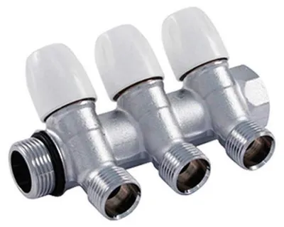 Imagen del producto de Colector Inclinado Macho/Hembra De 3/4" Con Válvulas Tiemme De 2 Vías De 1/2" (16)