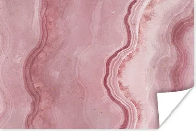 Produktbild von MuchoWow® Poster Rose - Achat Geode - Steine - Kristall 120x80 cm - Bilder