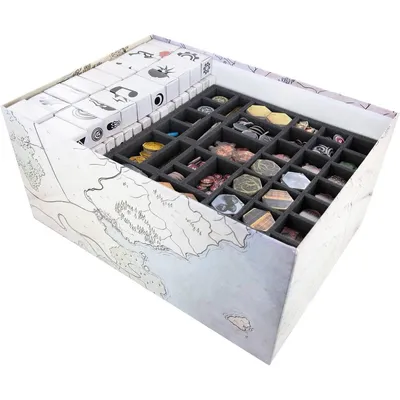 Produktbild von Feldherr Schaumstoff-Set + Kartenhalter für Gloomhaven - Brettspielbox