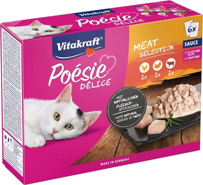 Produktbild von Vitakraft 35294, Adult, Rind, Huhn, Truthahn, 85 g, Ohne künstliche Farbstoffe