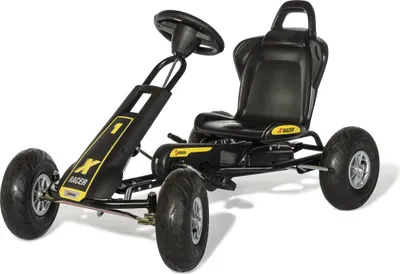 Produktbild von Ferbedo GoKart ATX - Racer, schwarz/gelb, mit Luftbereifung