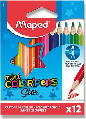 Obrázek produktu pro - Pastelky trojhranné Color´ Peps MINI 12 ks
