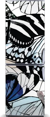 Produktbild von Tulup Kühlschrankdekoration - Magnetmatte - 60 cm x 180 cm - Magnet auf dem Kühlschrank - Schmetterlinge