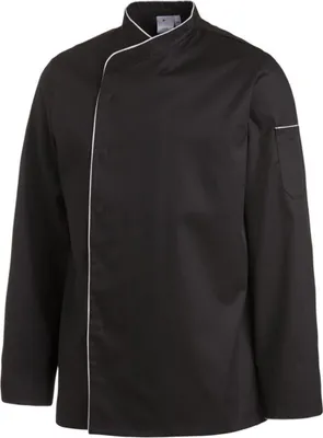 Produktbild von Leiber  Kochjacke Farbe schwarz/weiß Größe 46, 12/2598/1001