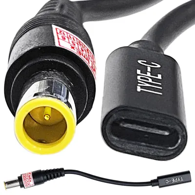 Produktbild von Ladekabel Adapter USB C auf 7.9x5.5mm Converter für Lenovo ThinkPad Notebook