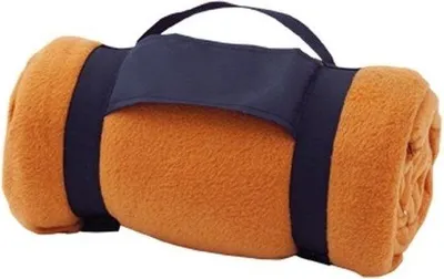 Immagine prodotto di Coperta in pile/plaid - arancione - 160 x 130 cm - coperta calda