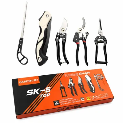 Produktbild von Minicee Gartenwerkzeug Set 5-teilig mit Astsäge und Gartenschere