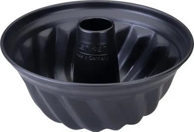 Image de Zenker Moule à kouglof Perfect Black Ø 22 cm Moule à gâteau de qualité supérieure en tôle d'acier, 2150 ml de volume