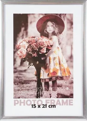 Image de Cadre photo Fandy 15X21 Cm - Argenté, Minimaliste