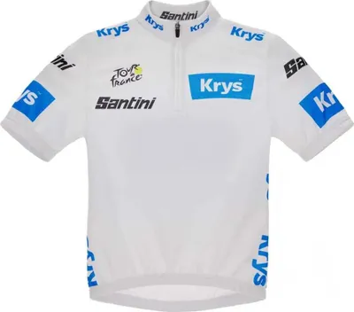Produktbild von Santini Tour De France Official Best Young Rider Kurzarm-radtrikot Weiß 7 Years Kinder Weiß 7 Years