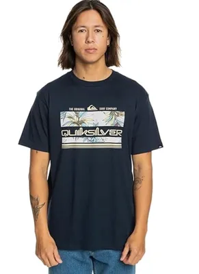 Produktbild von Quiksilver T-Shirt Tropical Rainbow blau : XL Größe: XL