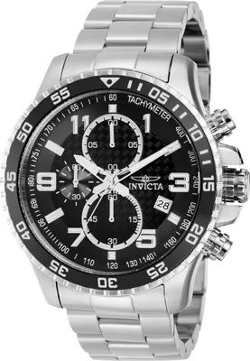 Produktbild von Invicta Specialty 37146 Herren Uhr - Quartz Bewegung - Edelstahl mit Schwarzem Zifferblatt - 45 mm