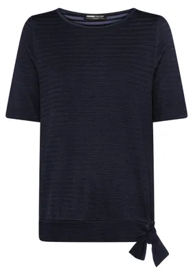 Produktbild von Frank Walder Damen T-Shirt ink mit Bindebanddetail