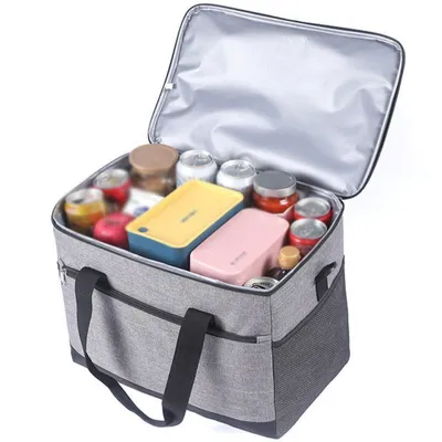 Produktbild von 30L Kühltasche Kühltasche Getränke Kühltasche Angeln Kültasche Isolierte Thermotasche Kühlbox