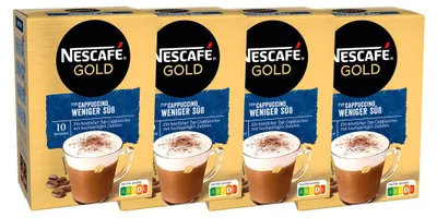 Image de Nescafé Type Cappuccino Moins sucré Soluble en sachet portion 4 pièces