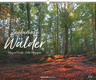 Produktbild von ALPHA EDITION - Zauberhafte Wälder 2026 - 52 x 42,5 cm