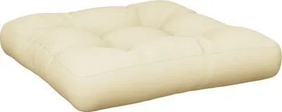 Obrázok produktu pre vidaXL Vankúš z palety Cream 60x61,5x10 cm Látka