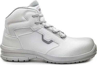A white safety boot is shown against a white background.