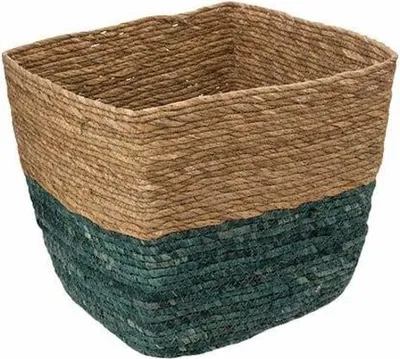 Obrázek produktu pro Přírodní/mořský čtvercový koš 31x31cm