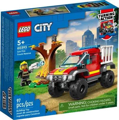 Productafbeelding van LEGO® 60393 LEGO® City 60393 Feuerwehr-Pickup Bausatz