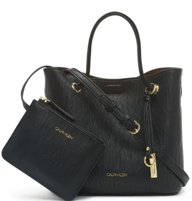 Produktbild von Calvin Klein Gabrianna Crossbody Tasche Damen mit Pouch Schwarz 19 x 18 x 9 cm