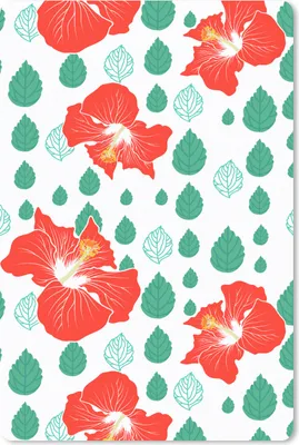 Produktbild von MuchoWow® Mauspad Mousepad Hibiskus - Muster - Hawaii - Blume 18x27 cm - Mousepads - Maus Mat - Pad - Mausunterlage