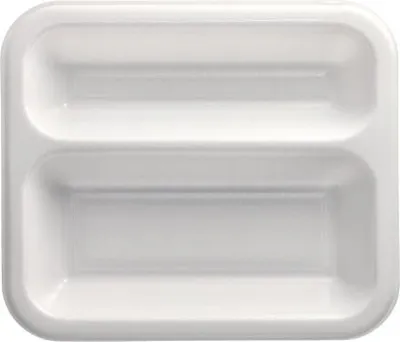 Produktbild von Siegelschalen, XPS 2-geteilt 975 ml 4,2 cm x 21,2 cm x 25 cm weiss laminiert