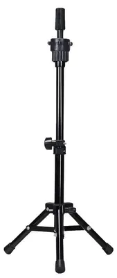 Imagen del producto de Soporte para cabeza de maniquí, altura ajustable, diseño portátil, trípode