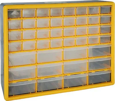 Image de Organiseur mural Strend Pro SBx3045-D, 44 tiroirs, 50x16x39 cm, max. 28 kg