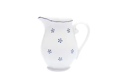 Image de Pot à lait, porcelaine tchèque, Vérone, 250 ml, bleu walbela, G. Benedikt