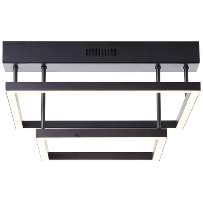 Produktbild von BRILLIANT Deckenleuchte, 2-flammig Ranut schwarz IP20 34 Watt dimmbar LED integriert