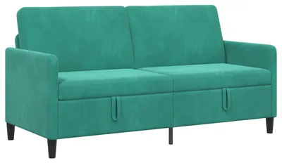 Produktbild von vidaXL Sofa mit Stauraum Türkis 172 x 78 x 87 cm Polyester