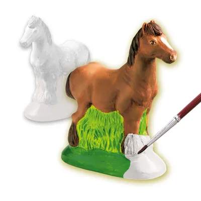 Produktbild von SES Creative® Gipsgießen-Set Pferd mehrfarbig