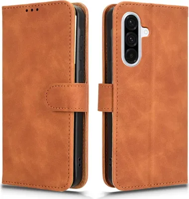 Produktbild von Samsung Galaxy A36 Hülle - Coverup Klapphülle - Braun