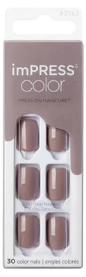Produktbild von Kiss My Face - ImPRESS Color Taupe Prize Nails 30 pcs