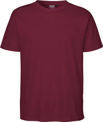 Obrázek produktu pro Neutral O60002 | Pánské tričko Regular - barva: Bordeaux - velikost: 3XL