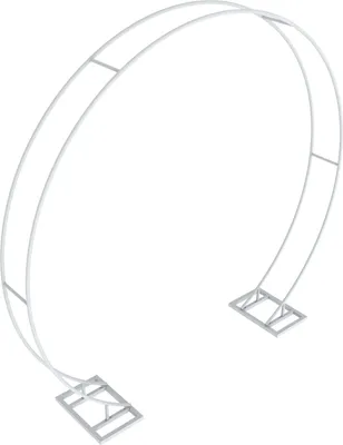 Produktbild von Hintergrundständer, Robuster Metallrahmen, Elegantes Design, Weiß-a, M (881x787 Zoll)