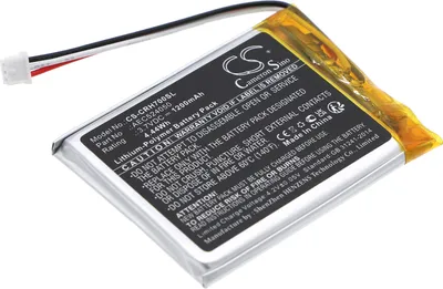 A close-up shot of a lithium-polymer battery pack with visible text and branding.