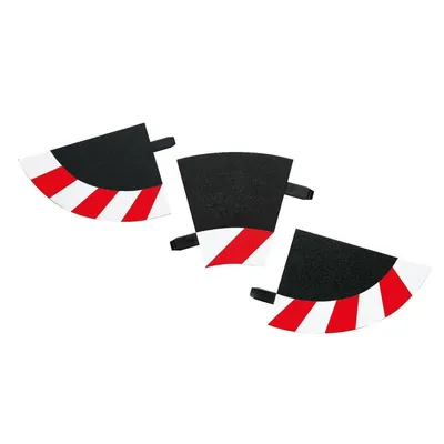 Image de Carrera Innenrandstreifen für Kurve 1/30° (6), Endstücke ( 1:24