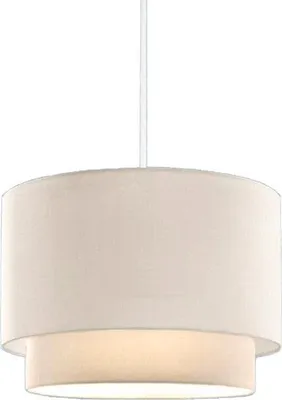 Obrázek produktu pro Stropní svítidlo stínidlo krémově bílé 30x20 cm