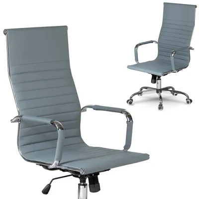 Immagine prodotto di Poltrona Da Ufficio Design Moderno Divano Sedia Tokio Grigio