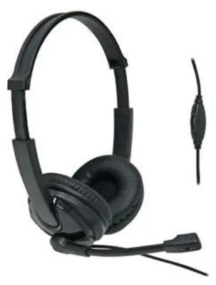 Obrázek produktu pro Isnatch sluchátka s mikrofonem, 3,5mm 4pólový adaptér pro PC, černá