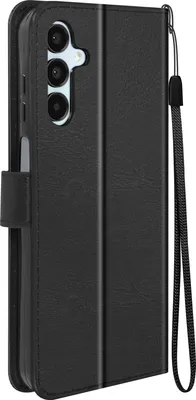 Produktbild von Mayaxess, Samsung Galaxy A15 5G Wallet Case Standfunktion mit Handschlaufe, Schwarz
