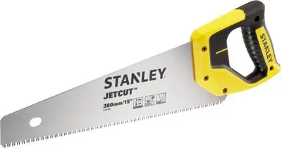 Obrázok produktu pre Píla Stanley Jetcut, 380 mm, oceľ C75S, indukčne kalené zuby s trojitým skosením, 2-15-281