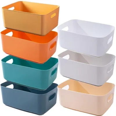 Obrázek produktu pro Multifunkční úložná krabička – 7 kusů – 3 velikosti (30x20x12 cm, 25x17,5x9,5 cm, 20x14x7 cm) – Robustní úložné řešení