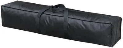 Produktbild von Verlengde Opvouwbare Zwart Opbergtas met Rits voor Patiobanken, Yogamatten, Fotostatieven und Vloerdekens (100 x 25 x 25 cm)