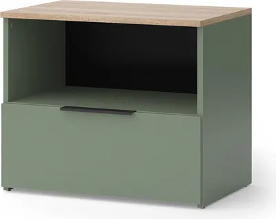 Produktbild von Kommode Vicco Wido Grün 60 x 50 cm mit klappe, Model 57449